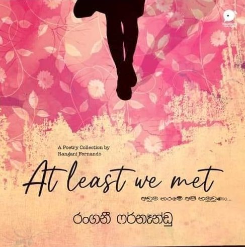 At Least we met book cover